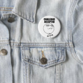 Uitdaging geaccepteerde ronde Button (In situ)