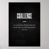 Uitdaging Poster (Voorkant)