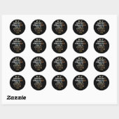 Uitdaging uw zelf Motivatie prijsopgave Ronde Sticker (Vel)