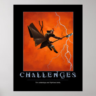 Uitdagingen voor Motivatie Poster