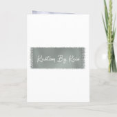 Uitdoskaart voor bruidsmeisje (Achterkant)