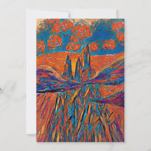 Uitdrukkelijke Rozen in de lucht Feestdagenkaart