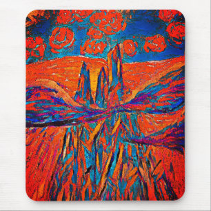 Uitdrukkelijke Rozen in de lucht Muismat