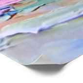 Uitdrukkende in reliëf gemaakte verf op canvas, ge poster (Hoek)