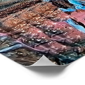 Uitdrukkende pasta-olieverf en -verlichting met re poster (Hoek)