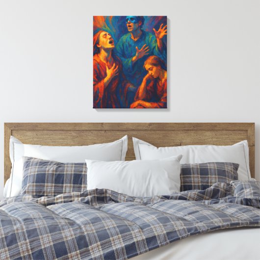 Uitdrukking Canvas Afdruk (Insitu (Slaapkamer))