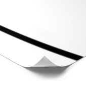 Uitdrukking in zwart-wit poster (Hoek)