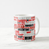 Uitdrukkingen van de liefde koffiemok (Voorkant rechts)