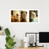 Uitdrukkingen van een cavia poster (Thuiskantoor)