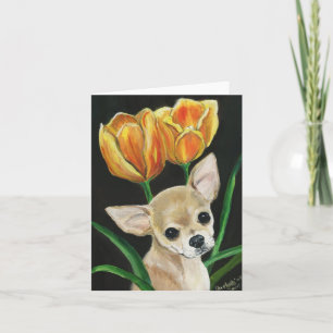 "Uiteinde Toeing door de Tulpen" Chihuahua Kaart