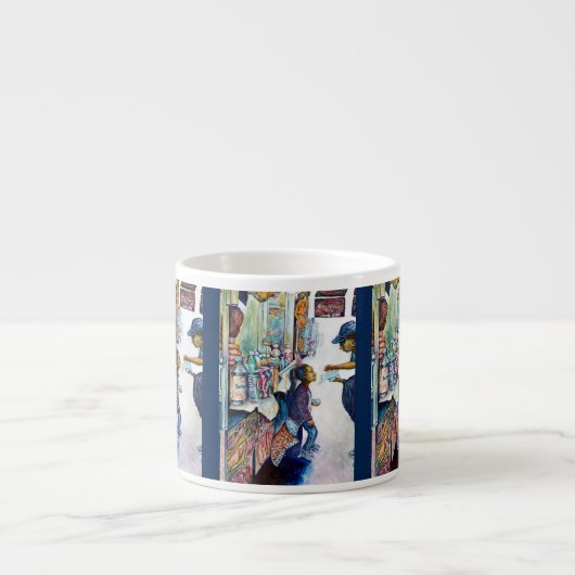 Uiteindelijk geeft het hoop espresso kop (Voorkant)