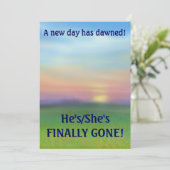 Uiteindelijk hebben ze een uitnodiging van de part (Staand voorkant)