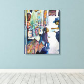 Uiteindelijk levert hoop op canvas afdruk (Insitu (Houten vloer))