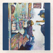 Uiteindelijk levert hoop op glazen onderzetter (Voorkant)