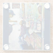 Uiteindelijk levert hoop op glazen onderzetter (Achterkant)