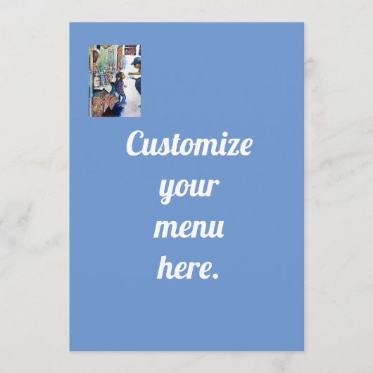 Uiteindelijk levert hoop op menu (Voorkant)