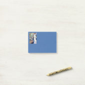 Uiteindelijk levert hoop op post-it® notes (Op bureau)