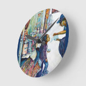 Uiteindelijk levert hoop op ronde klok (Hoek)