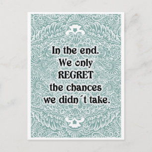 Uiteindelijk - Positieve quotes Briefkaart