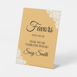 uiterlijk Personaliseer Vrijgezellenfeest Favor T Reclamebord Met Voetstuk