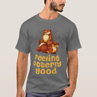 Uiterst goed Otter Lover Positief Citaat Se T-shirt