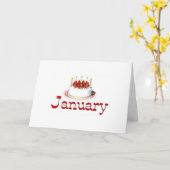 UITERST ***JANUARI *** KAART (Gele Bloem)