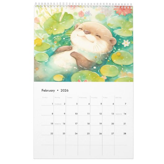 Uiterst Schattig 2025 Kalender (Feb 2026)