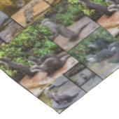 **"Uiterst Schattig: een fotocollage van otters Tafelkleed (Gekanteld)