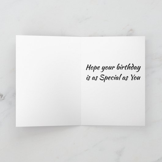 UITERSTE DAG ***NIECE *** U BENT "SPECIAAL" KAART (Binnen)