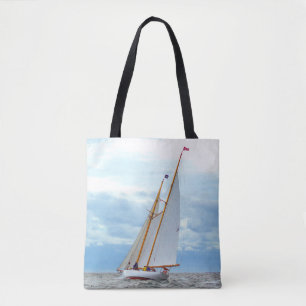 Uitgaand op de briljante tote bag