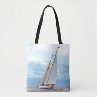 Uitgaand op de briljante tote bag