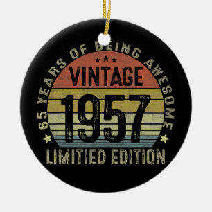  Uitgave 1957 Beperkte Uitgave 65 Jaar Oude Gifts Keramisch Ornament