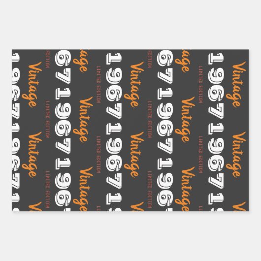 uitgave 1967, beperkt uitgave Gift Inpakpapier Vel (Voorkant 2)