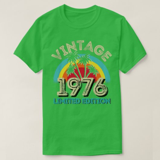  uitgave 1976 beperkt t-shirt (Design voorkant)