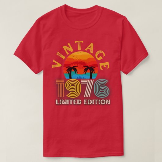  uitgave 1976, beperkt t-shirt (Design voorkant)
