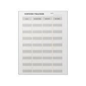 Uitgaventracker Notitieblok (Gedraaid)
