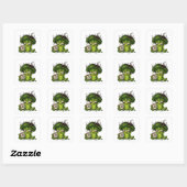 Uitgebrande Broccoli Sticker (Vel)