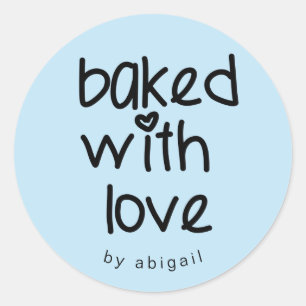 Uitgebreid met liefde - Aangepaste kleuren Ronde Sticker