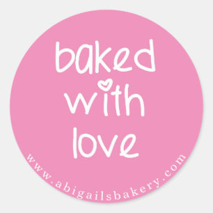 Uitgebreid met liefde - Aangepaste kleuren Ronde Sticker