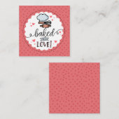 Uitgebreid met liefdesklein Visitekaartje (Voorkant / Achterkant)