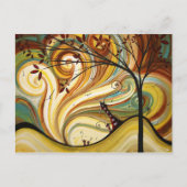 Uitgebreid ontwerp van het originele kunstontwerp  briefkaart (Voorkant)