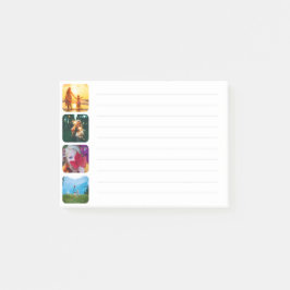 Uitgebreide 4 foto-sjabloon Post-it notities Post-it® Notes