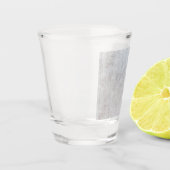 Uitgebreide achtergrondstructuur shot glas (Links)