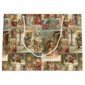 Uitgebreide  kerstbekkencollage groot cadeauzakje (Voorkant)