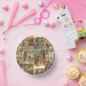 Uitgebreide  kerstbekkencollage papieren kommen (Feest)