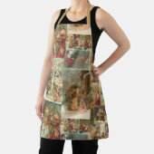 Uitgebreide  kerstbekkencollage schort (Insitu)