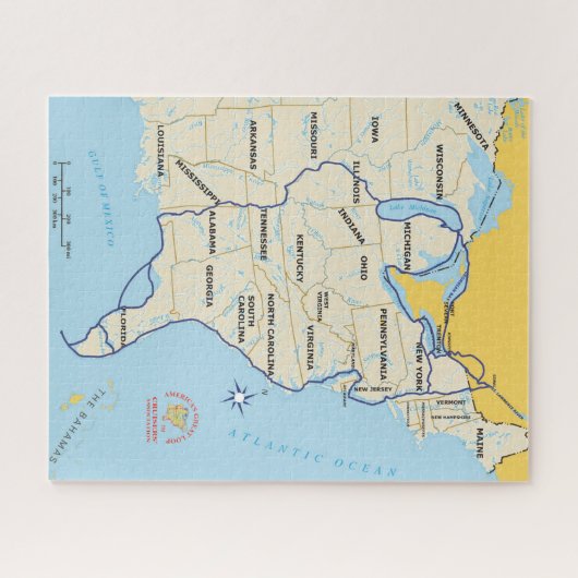 Uitgebreide Loop Map Legpuzzel (Horizontaal)