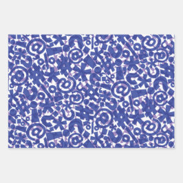 Uitgebreide papierassortiment inpakpapier vel