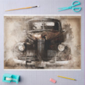 Uitgebreide vuilnisauto tissuepapier (Craft)