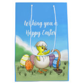 Uitgebroede paaskip medium cadeauzakje (Achterkant)